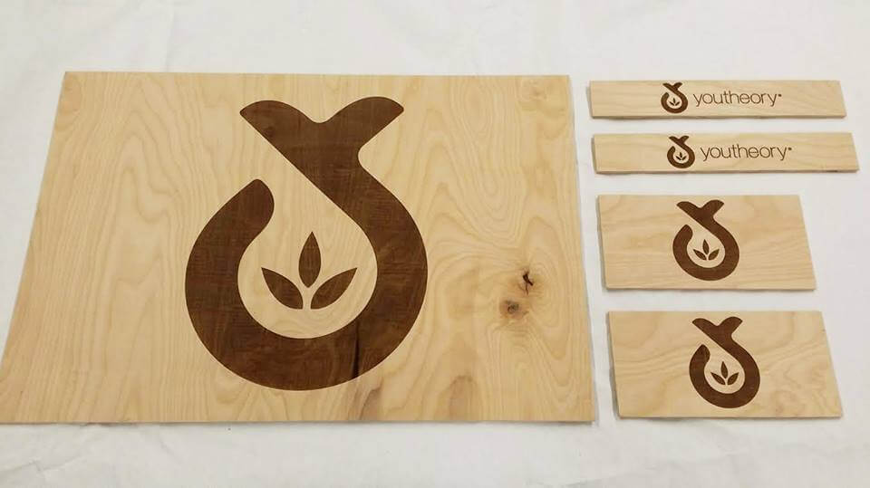 YouTheory wooden signage