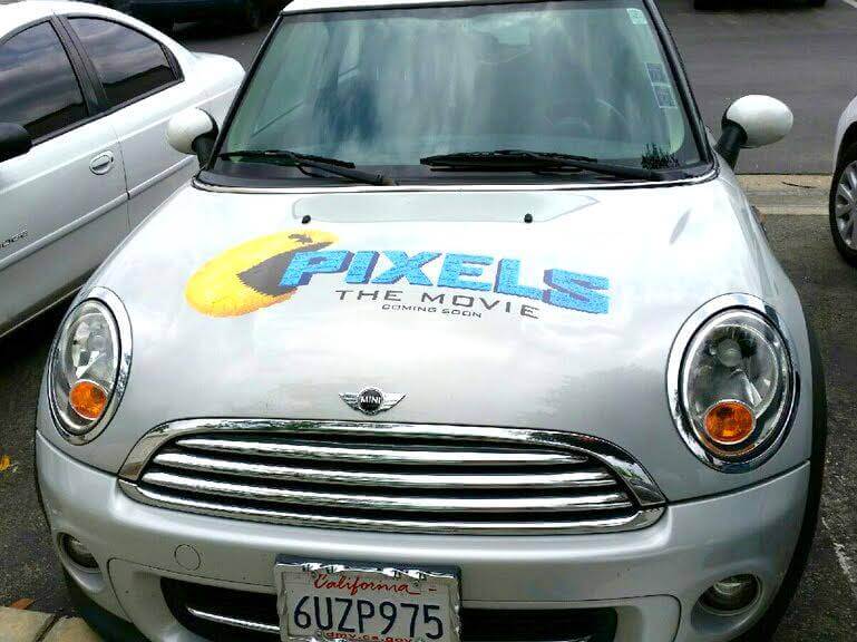 'Pixels' movie vehicle wrap