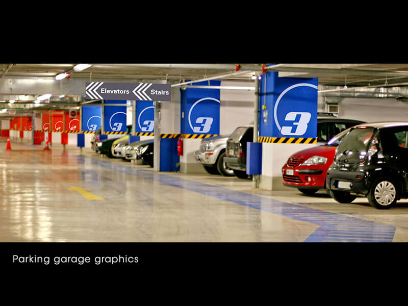 Parking Garage signage