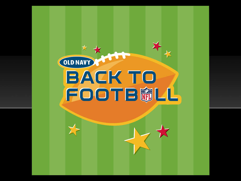 Old Navy 'Back to Football' poster