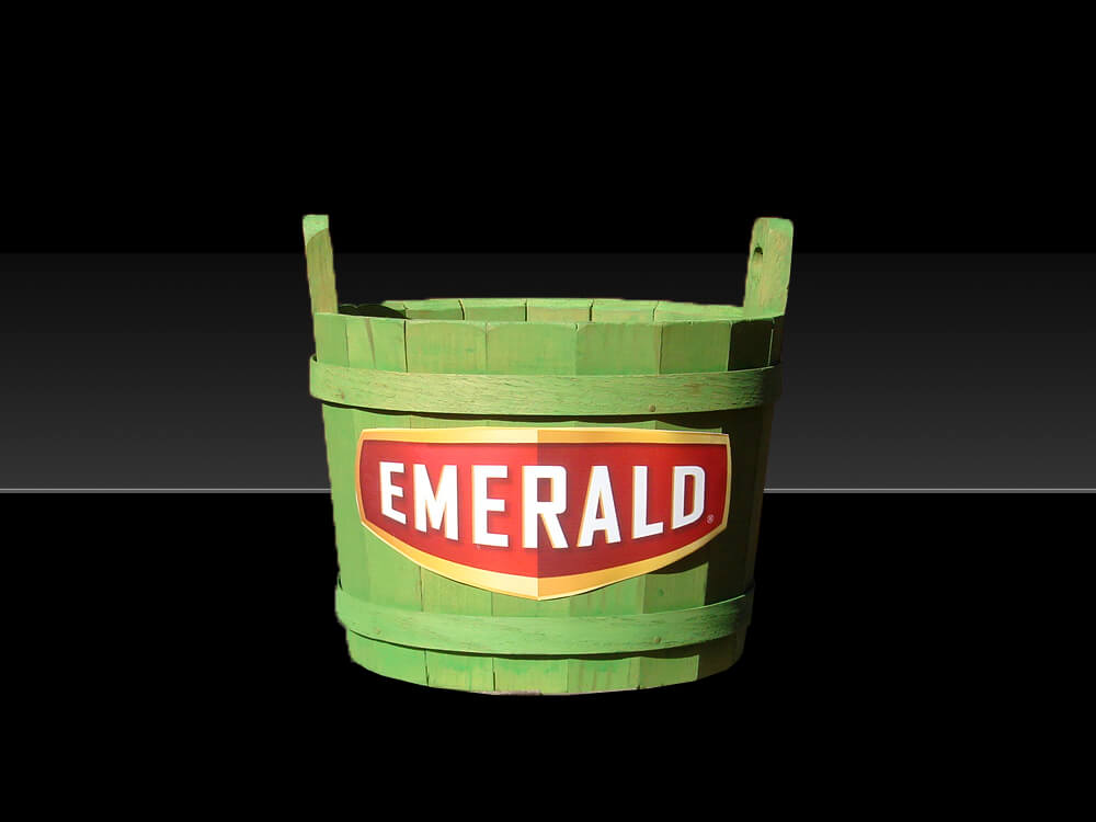 Wooden Emerald bucket