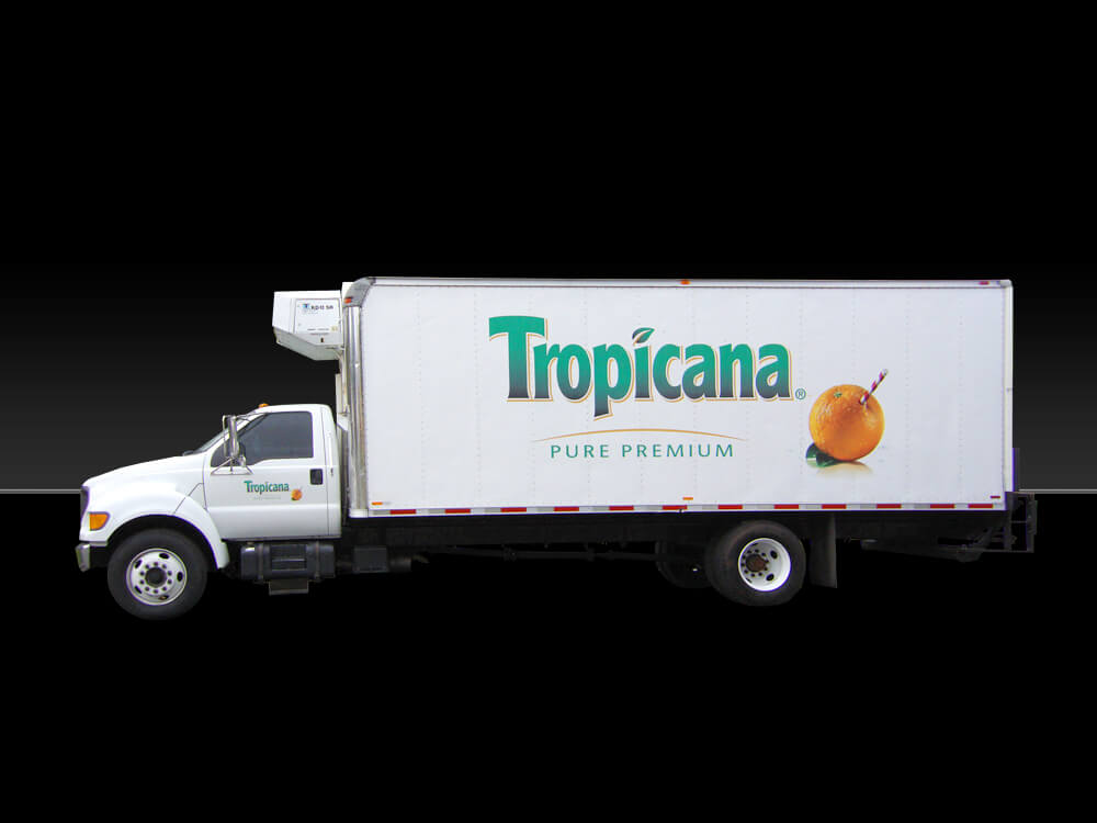 Tropicana truck graphics