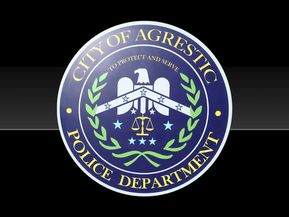 City of Agrestic Police sign