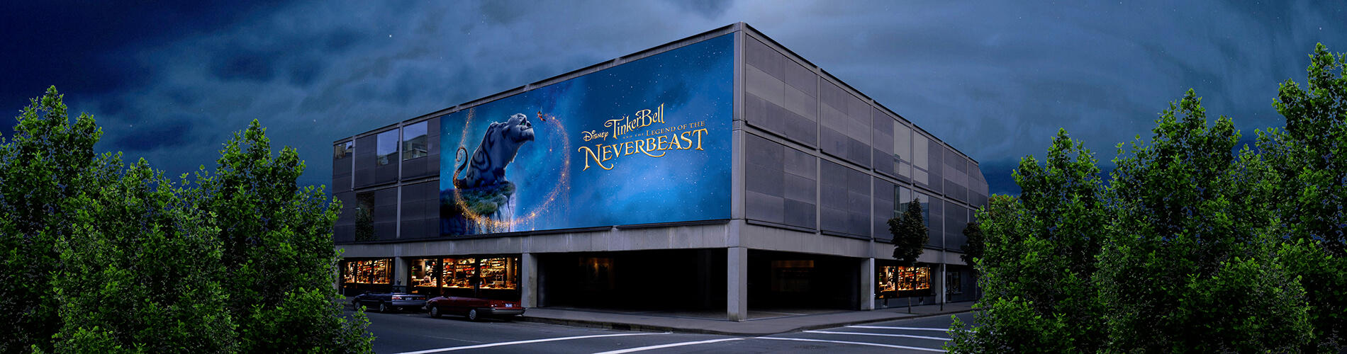 Large format print of Disney's "Neverbeast"
