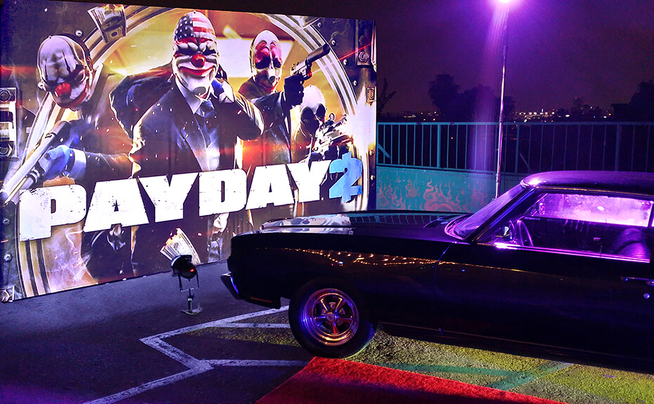 Large format print of a Payday 2 poster