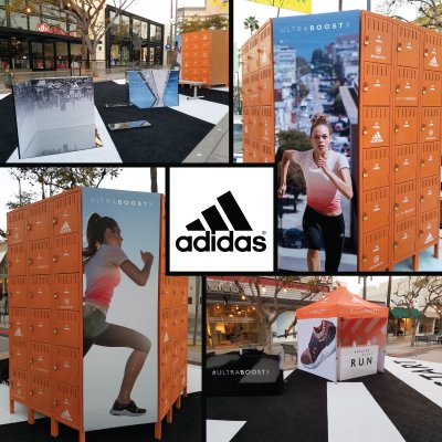 We installed the displays for the ‘Greater Every Run’ event, sponsored by Adidas and Refinery29 in Santa Monica.