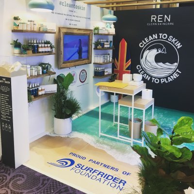 We printed the wall signage and ocean floor graphics for this event.